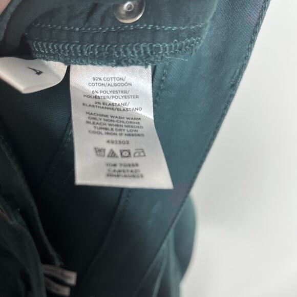 LOFT Modern Skinny Floral Print Jeans Teal Womens 14 Boho Western Forest Fairy - Picture 7 of 7